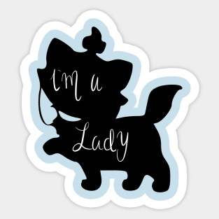 Lady Sticker